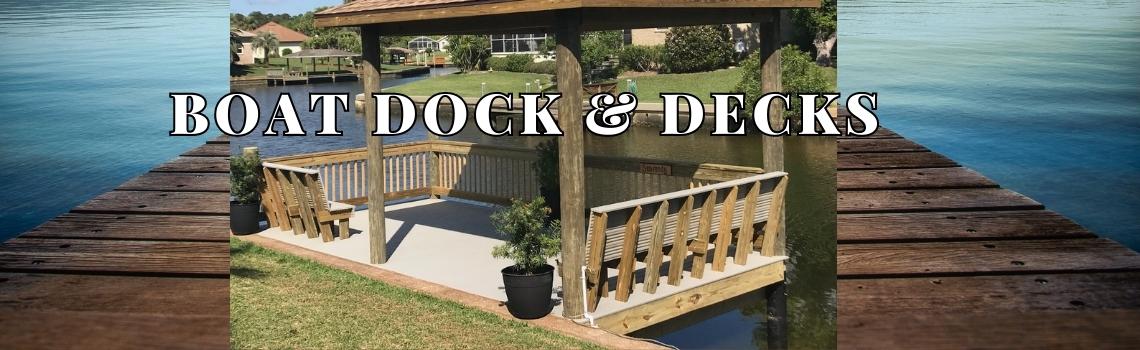 Boat Dock and Deck Construction and Repairs