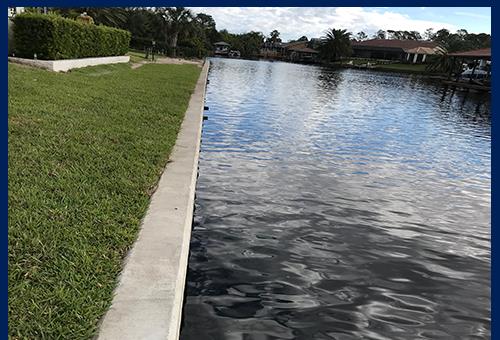 New seawall project in Palm Coast